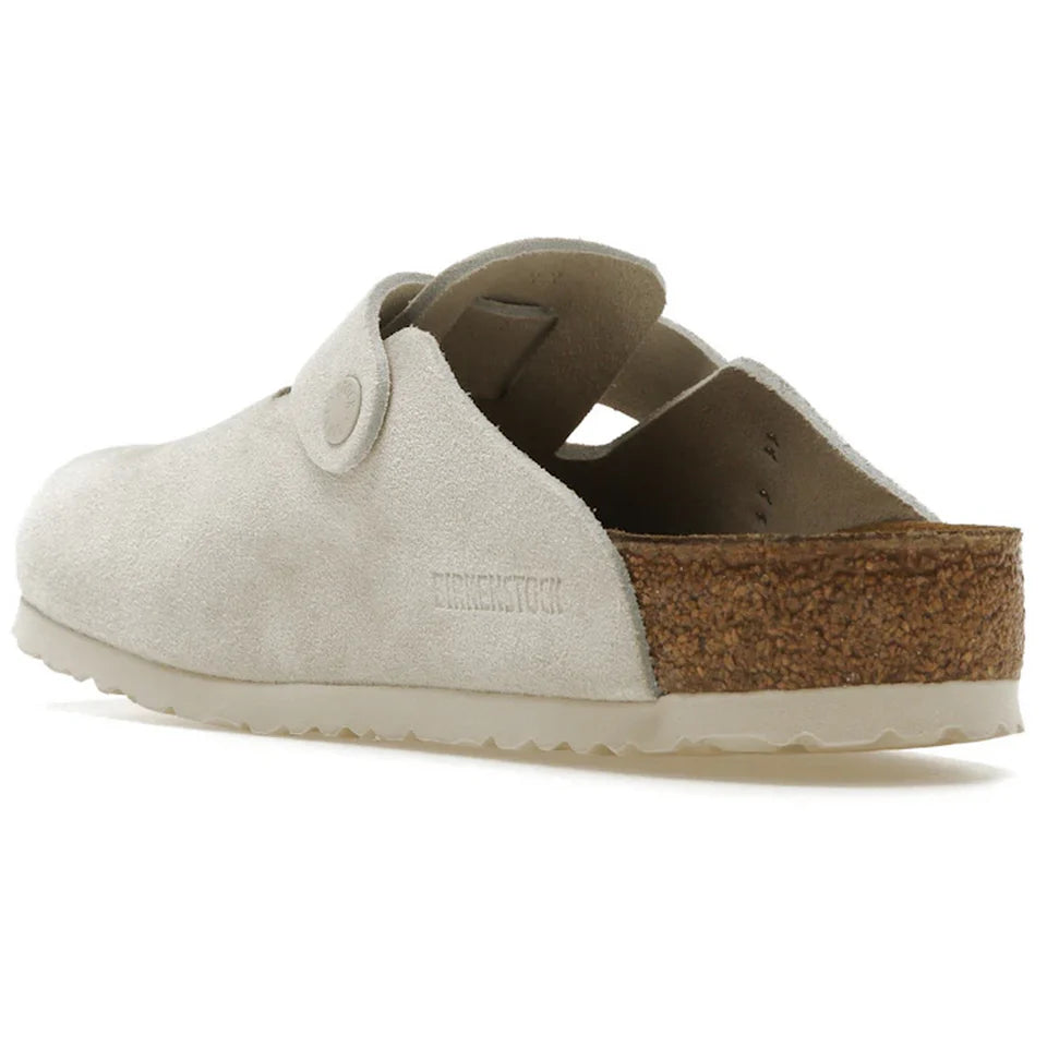 Birkenstock Boston White Antique