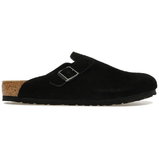 Birkenstock Boston Black Suede