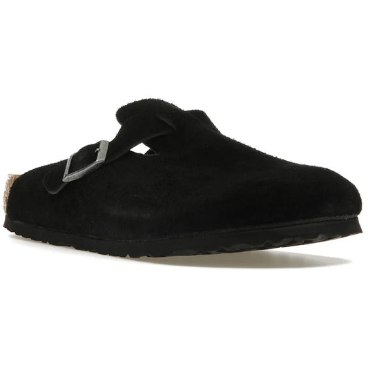 Birkenstock Boston Black Suede