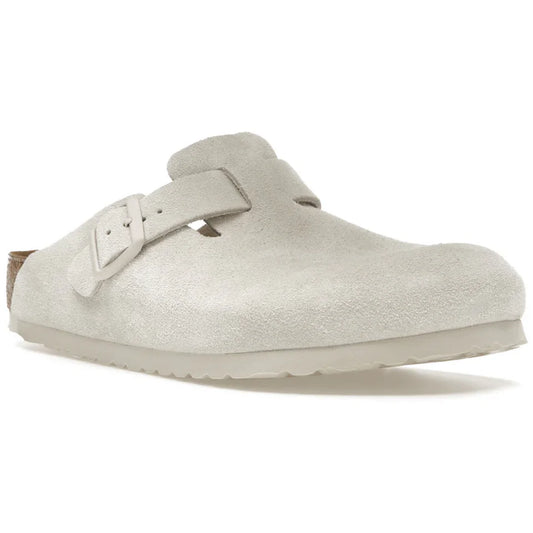 Birkenstock Boston White Narrow Fit