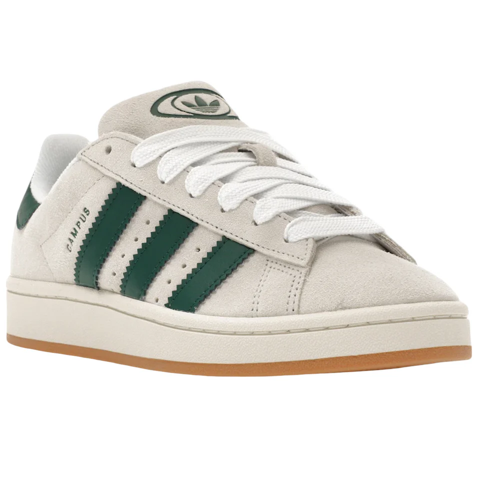 Adidas Campus 00s Crystal White Collegiate Green