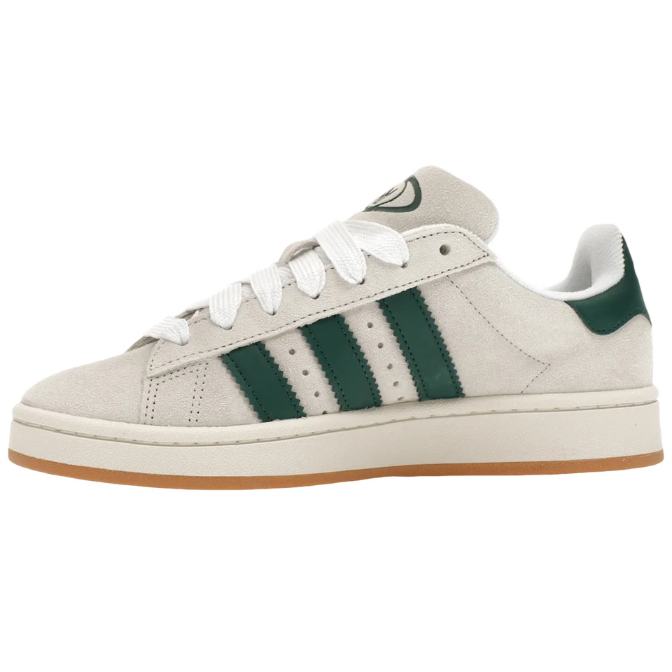 Adidas Campus 00s Crystal White Collegiate Green